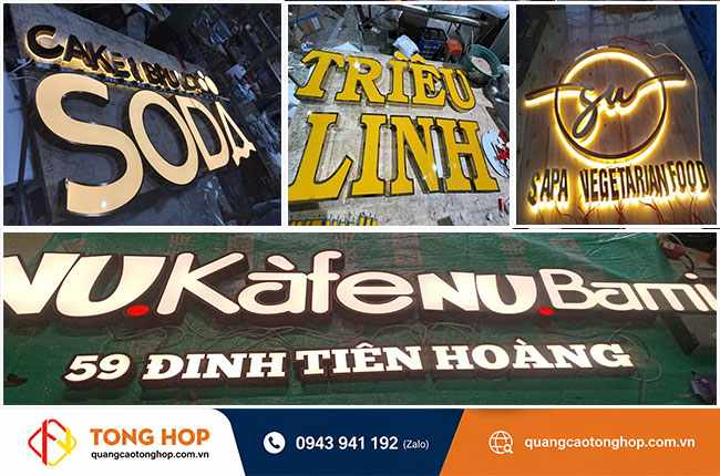 gia công chữ inox tại tam Bình