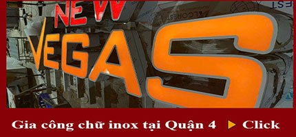 Gia công chữ inox tại quận 4