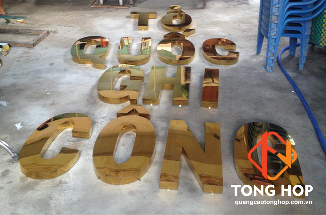 chu inox vang gia re tai sai gon