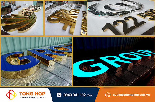 Gia công chữ inox tại phường AN Khánh