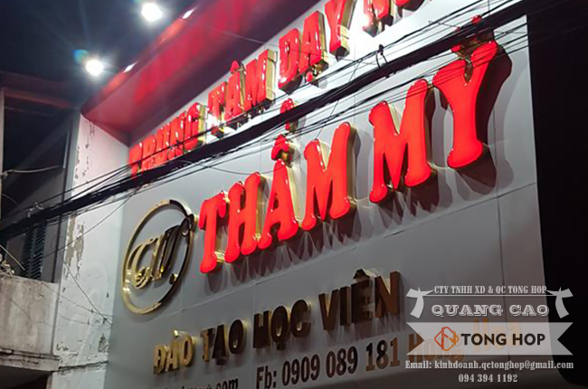 làm bảng hiệu thẩm mỹ viện