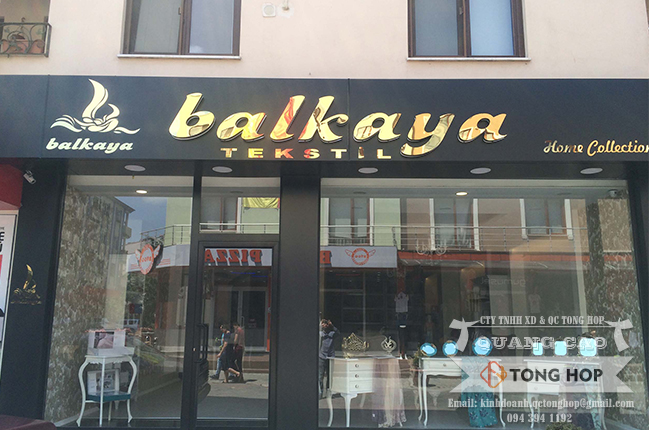 Thi công làm bảng hiệu chữ inox quận 7