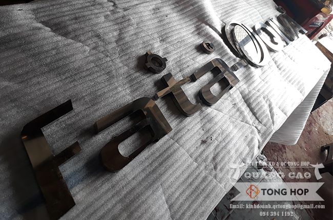 gia công chữ inox trắng tại tây ninh