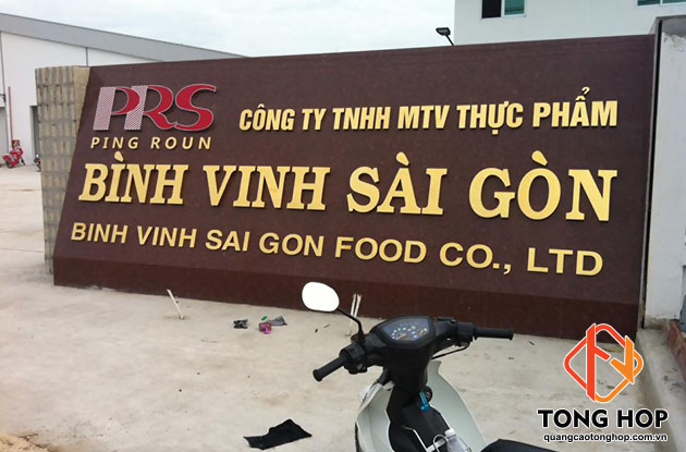 Thi công bảng hiệu công ty đẹp
