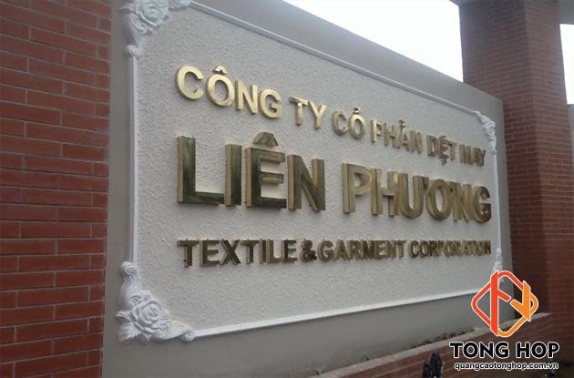 nhan thi cong bang hieu cong ty dep