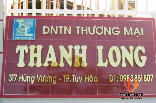 Thi công bảng hiệu đá hoa cương các tỉnh thành