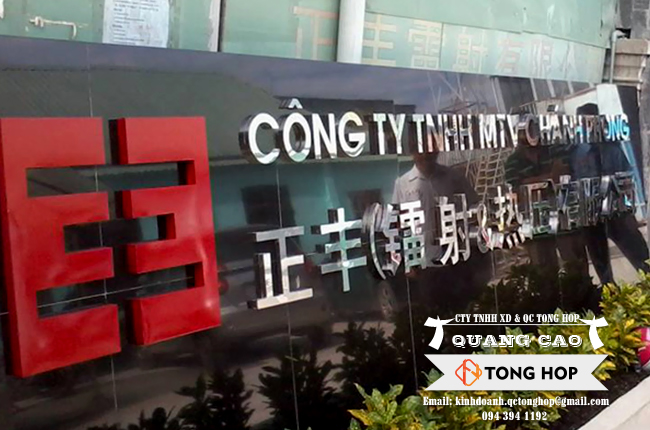 5 mẫu bảng hiệu đá hoa cương gắn chữ nổi inox đẹp