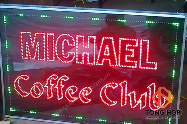 bảng hiệu led vẫy quán cafe đẹp
