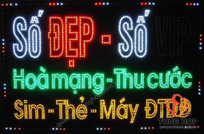 bảng hiệu hộp đèn led bảng vẫy  tiệm điện thoại đẹp