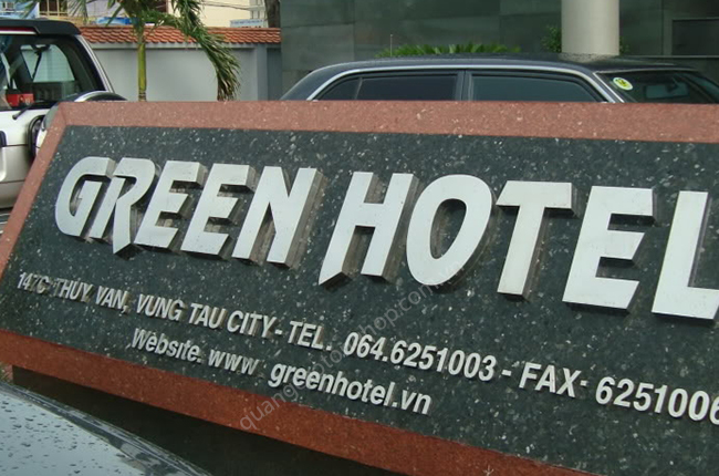 bảng hiệu đá hoa cương