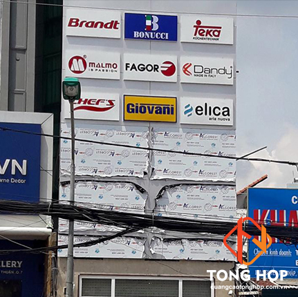  Thi công bảng hiệu quảng cáo cho cửa hàng Bếp Điện Từ 