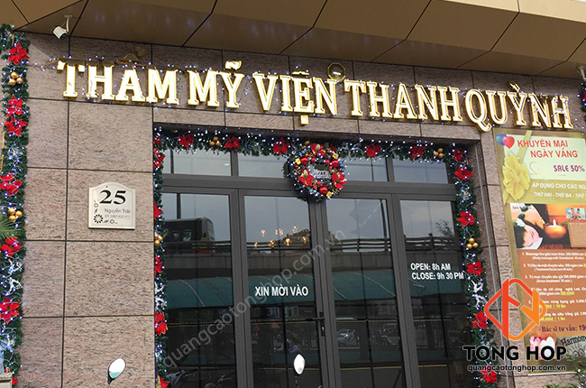 Bảng hiệu thẩm mỹ viện đẹp