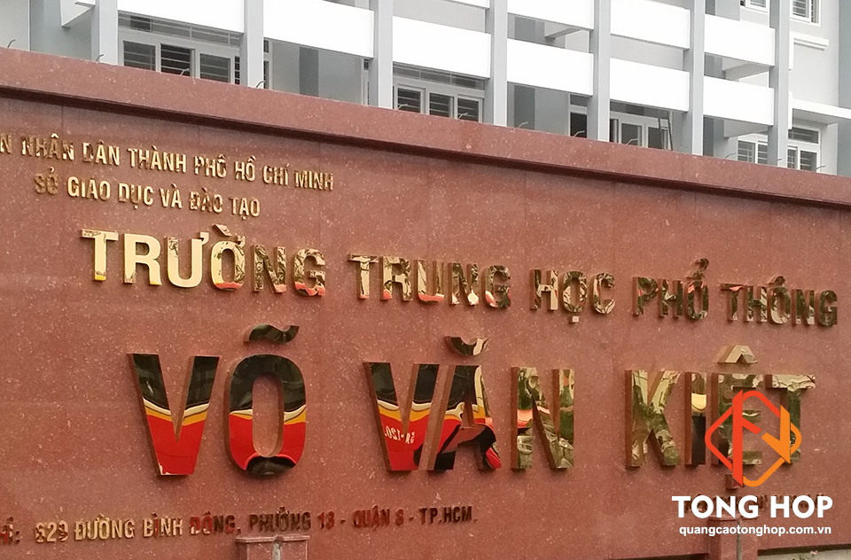 Bảng hiệu trường học đẹp