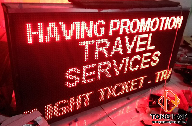 Bảng hiệu led ma trận đẹp của Genuine