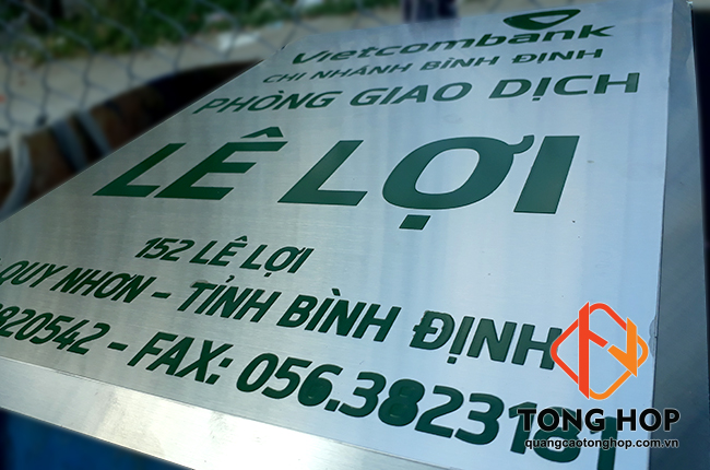 bang ten cong ty bang inox xuoc an mon