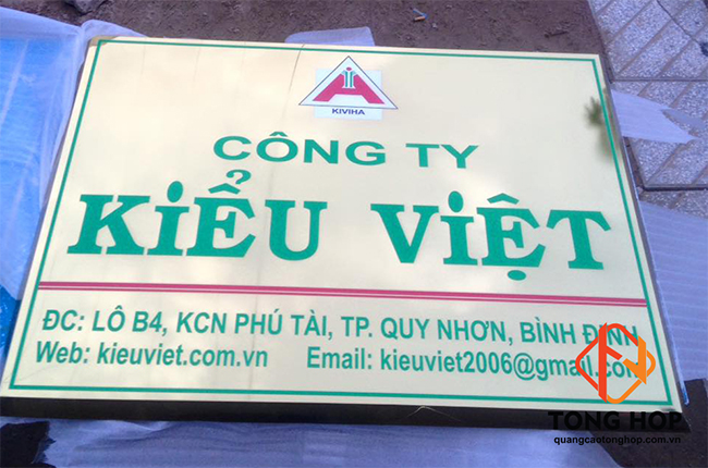 bang ten cong ty an mon kieu viet