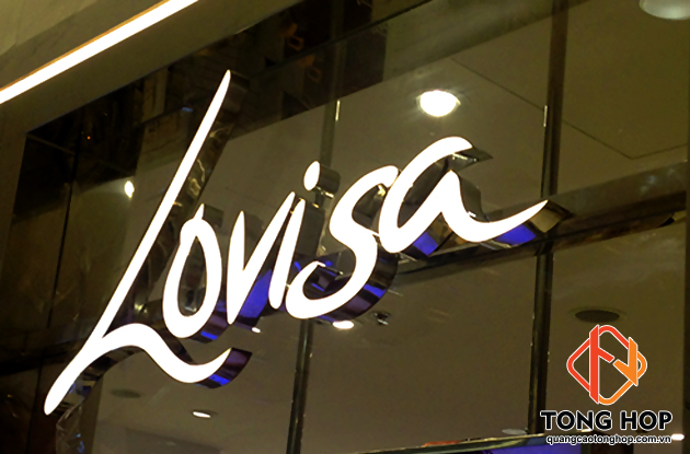 Chữ nổi inox đẹp trong VinCom