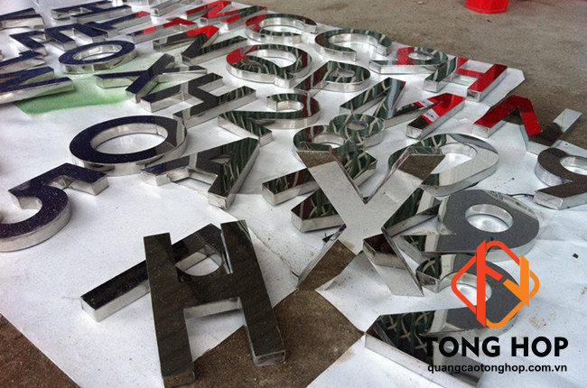 chu inox trang guong 304 dep