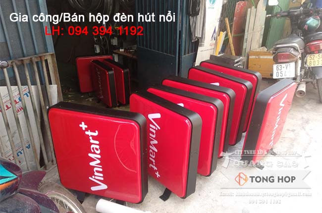 Gia công hộp đèn mica hút nổi tại Thủ Đức