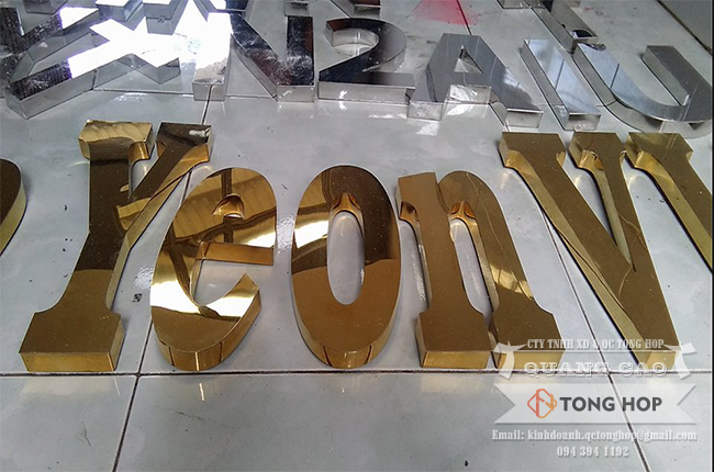 Gia công chữ inox giá rẻ tại quận 9 tphcm
