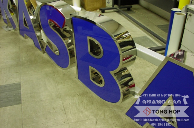 Gia công chữ inox giá rẻ tại quận 3 tphcm