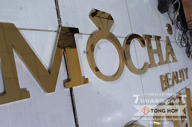 làm chữ inox giá rẻ ở quận 3