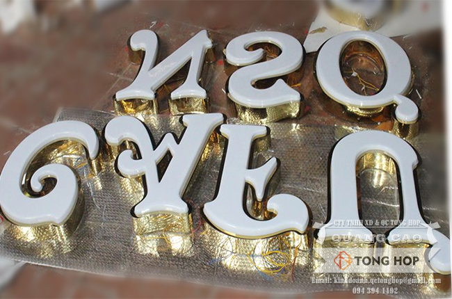 Gia công chữ inox giá rẻ tại quận 6 tphcm