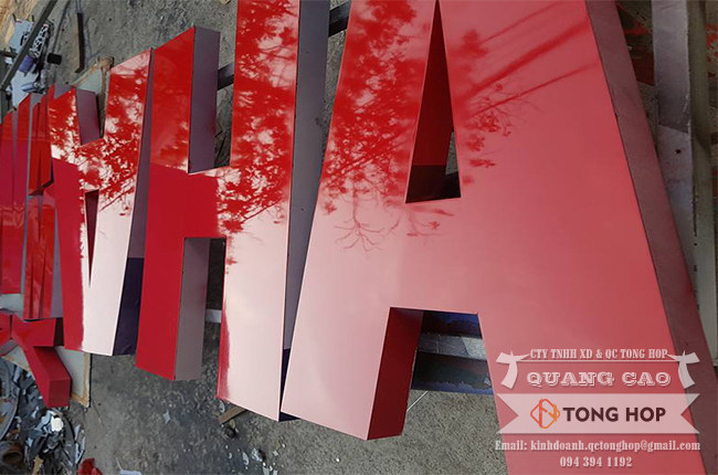 Gia công chữ inox tại quận 10 tphcm giá rẻ