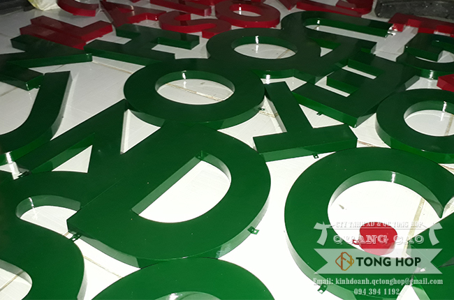 gia công chữ inox sơn tại quận 5 tphcm