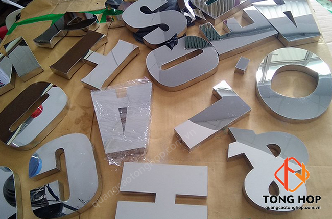 gia công chữ inox trắng tại huyện bình chánh