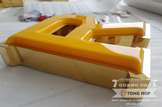 Gia công chữ inox giá rẻ tại Cà Mau