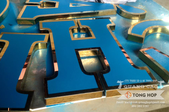 Gia công chữ inox giá rẻ tại quận 8 tphcm