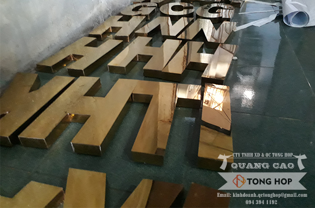 Gia công chữ inox giá rẻ tại Tây Ninh