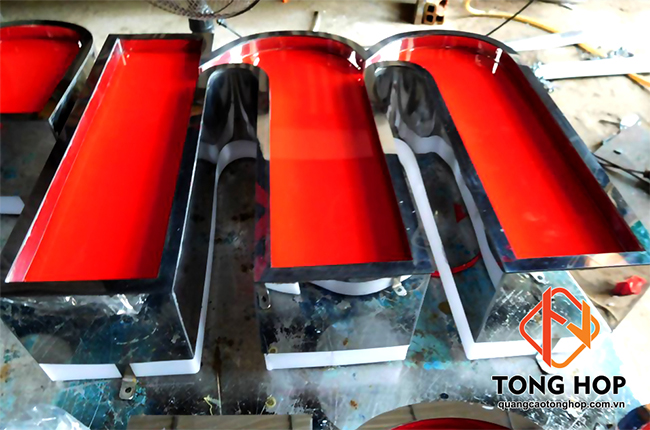 Gia công chữ inox trắng tại Cà Mau