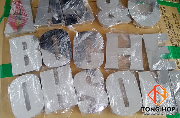 san pham chu inox trang gia cong thanh pham