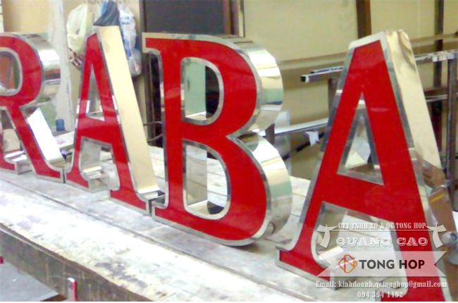 Gia công chữ inox giá rẻ tại Thủ Đức tphcm