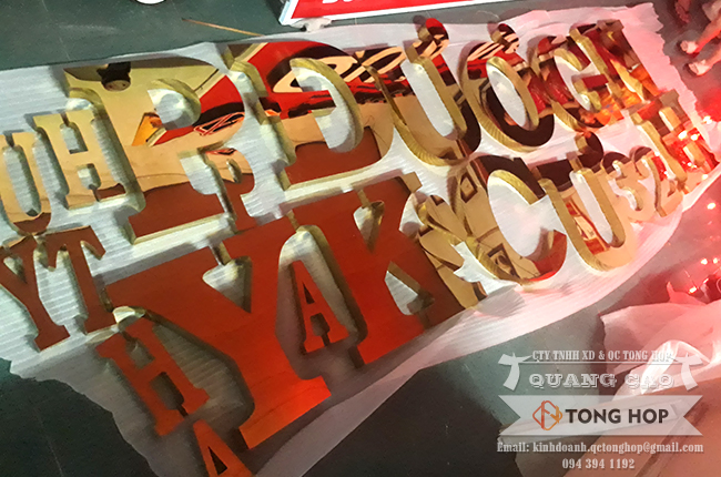 Gia công chữ inox giá rẻ tại quận 5 tphcm