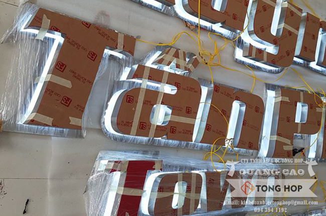 gia công làm chữ inox xước quận 10 tphcm