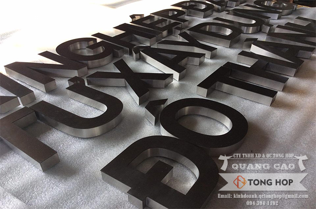 Gia công chữ inox giá rẻ tại Đồng Nai
