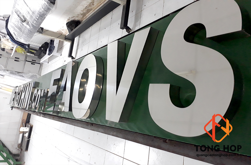 Gia công chữ inox giá rẻ tại quận 12 tphcm