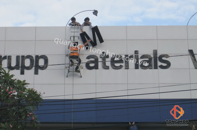 Đơn vị nào thi công bảng hiệu quảng cáo alu gắn chữ nổi đẹp tại TPHCM