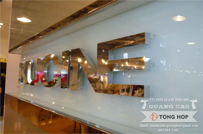 làm bảng hiệu chữ inox quận 5