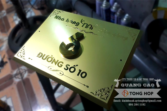 Làm bảng số nhà đẹp tại Quận Thủ Đức