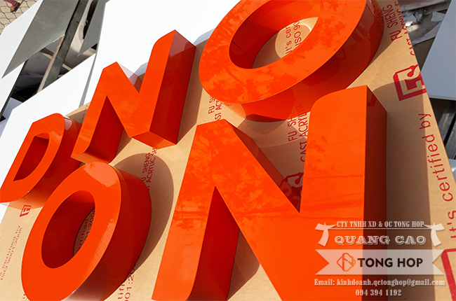 gia công chữ inox giá rẻ