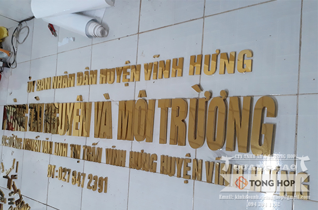 Làm chữ inox giá rẻ tphcm