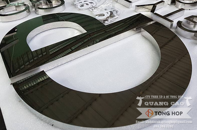 gia công chữ inox giá rẻ