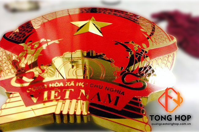Đơn vị gia công logo Quốc Huy đẹp giá rẻ trên toàn Quốc