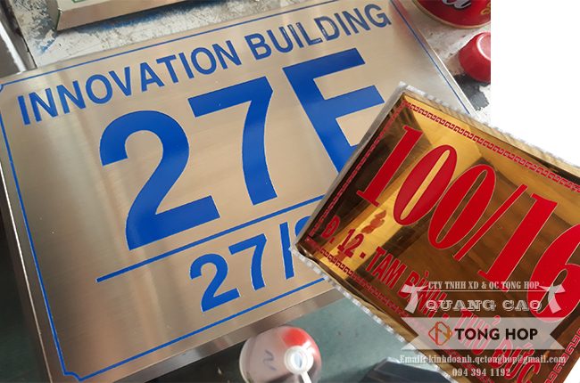 mau bang so nha inox don gian