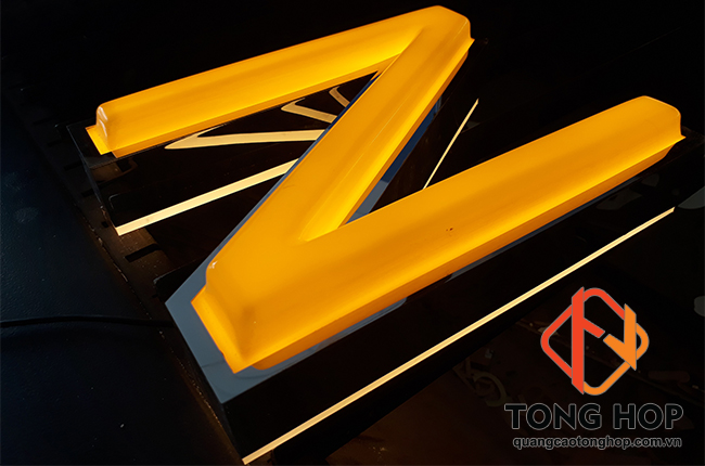 Mẫu chữ nổi inox đẹp cho bảng hiệu quảng cáo