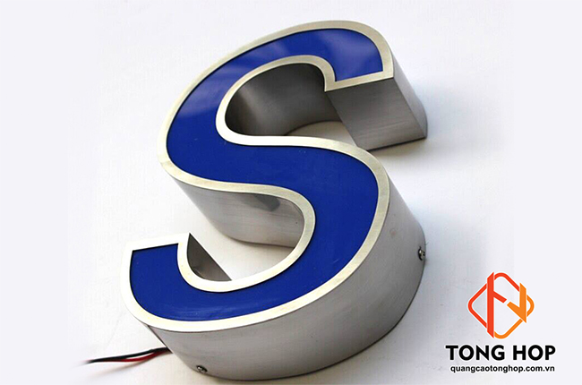 Chữ inox lồng mica Đẹp